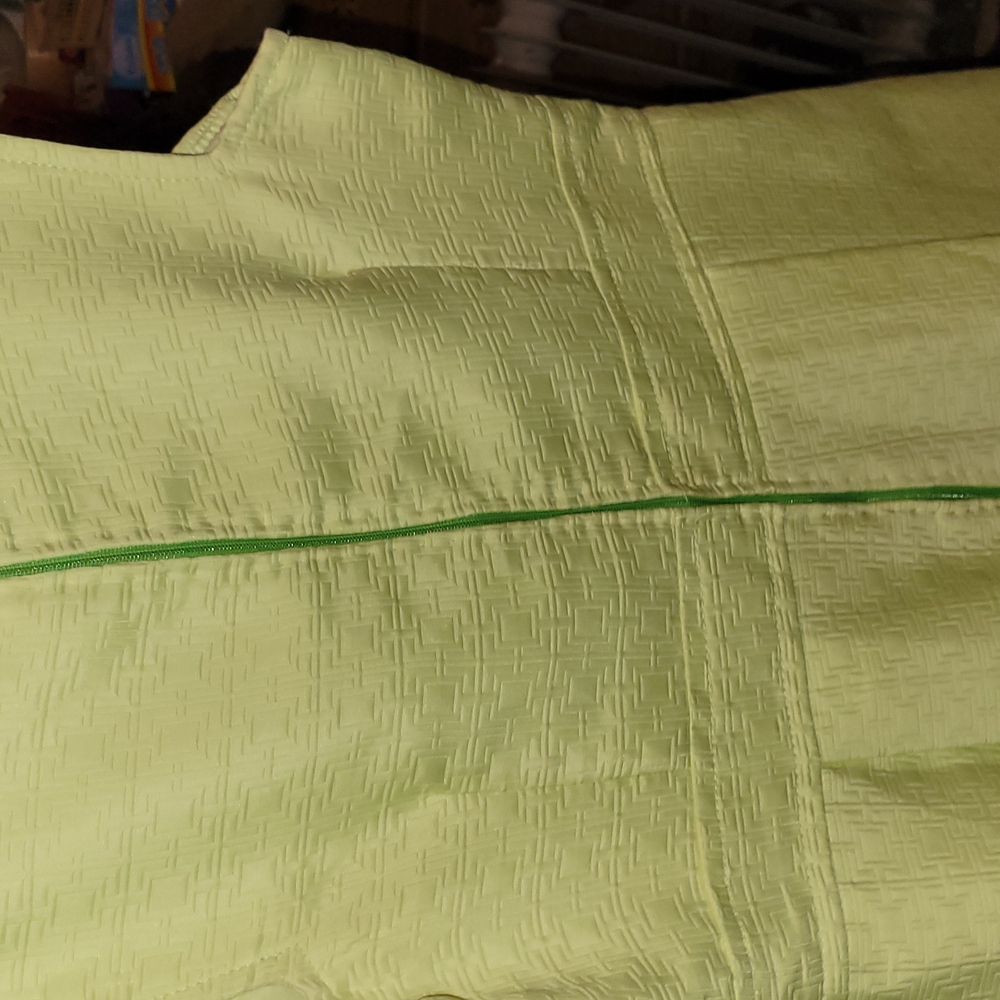 Lime Green Textured Dress